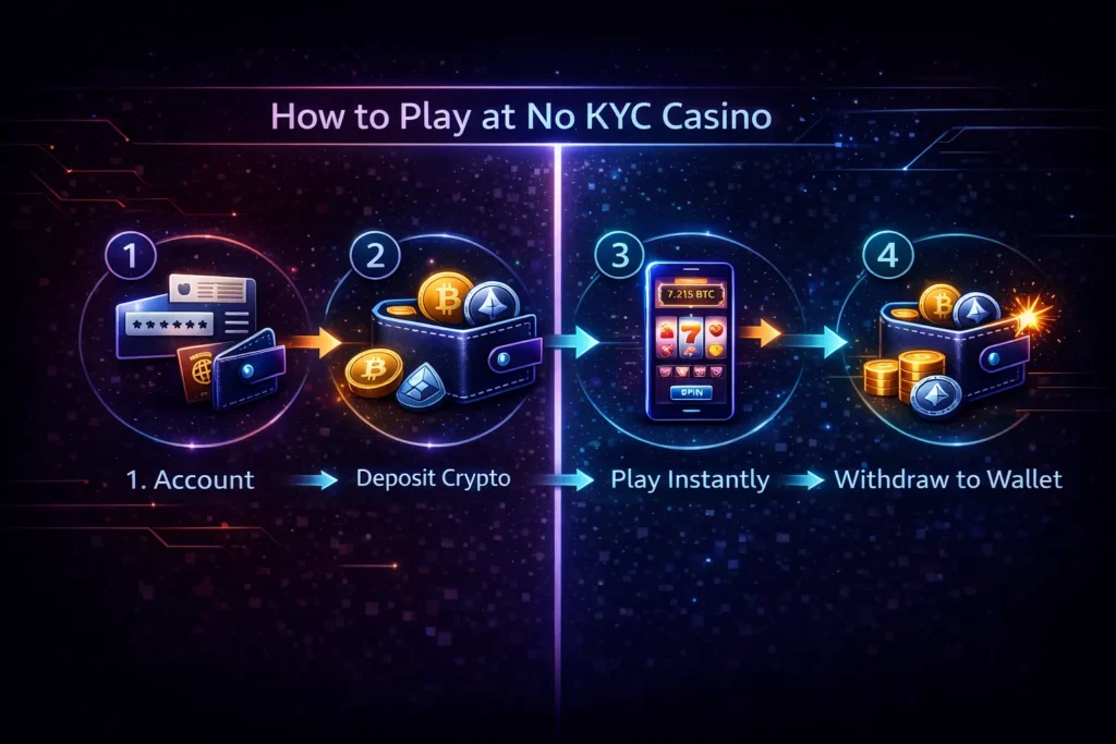 how-to-play-no-kyc-casino